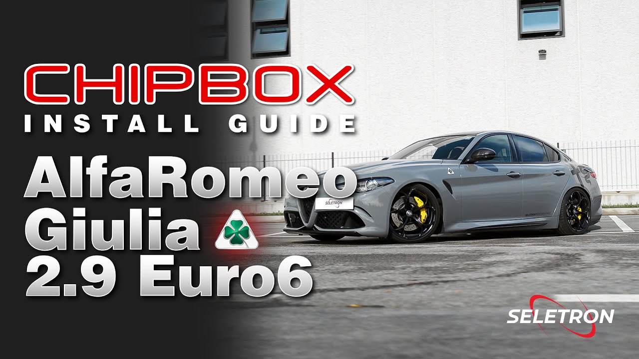 Alfa Romeo Giulia Quadrifoglio - CHIPBOX® Chip Tuning Install Guide  - Seletron Performance