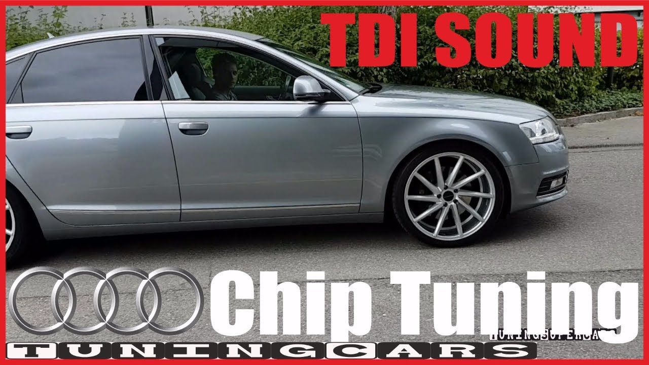 Audi A6 3.0 TDI 300 PS Auspuff Sound Exhaust S6 Chip Tuning - Exterior Interior - SPORT Cars