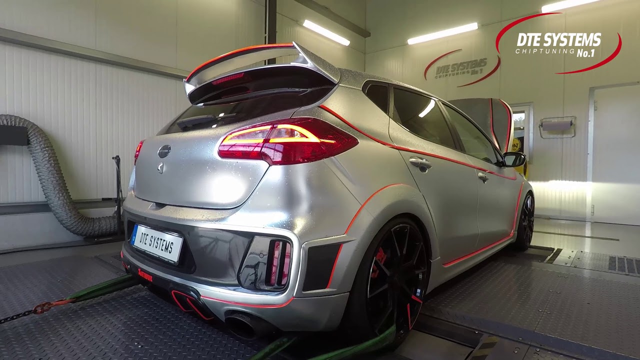 KIA cee'd GT: chip tuning and dyno test at DTE Systems