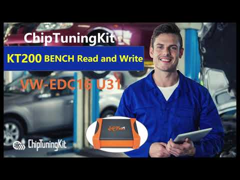 KT200 ECU Programmer Read and Write VW-EDC16 U31 By BENCH Mode