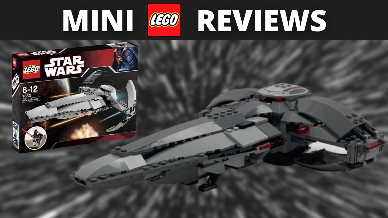 2007 LEGO Star Wars Maul's Sith Infiltrator: MINI Review!