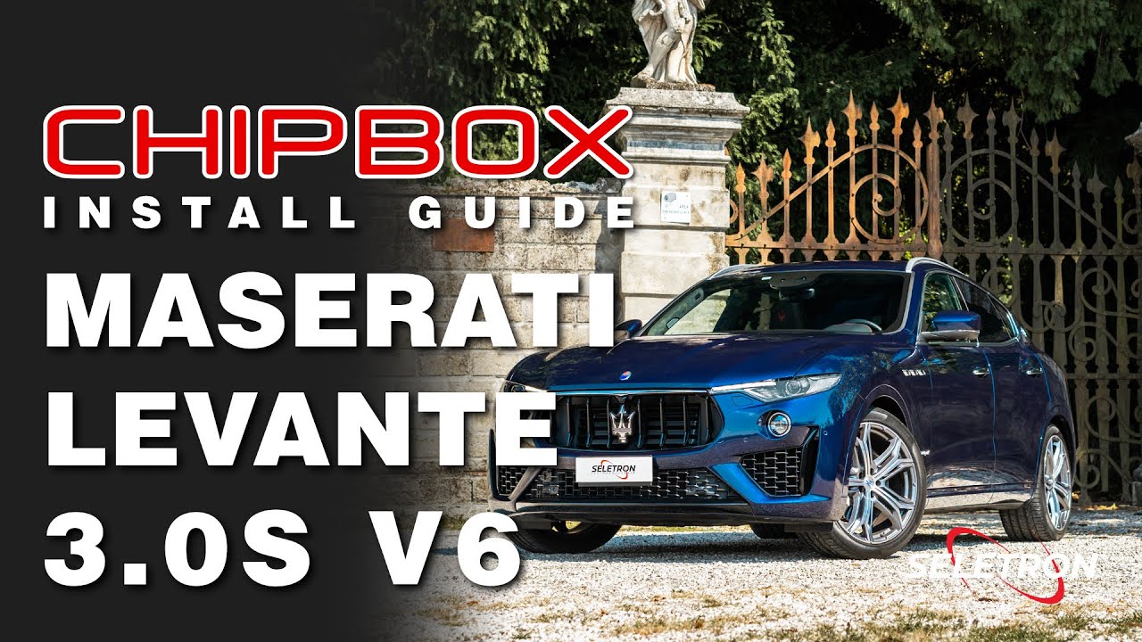 CHIPBOX® Chip Tuning Install Maserati Levante 3.0s - Seletron Performance