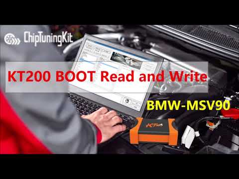 KT200 ECU Programmer Review BMW MSV90 By BOOT MODE.