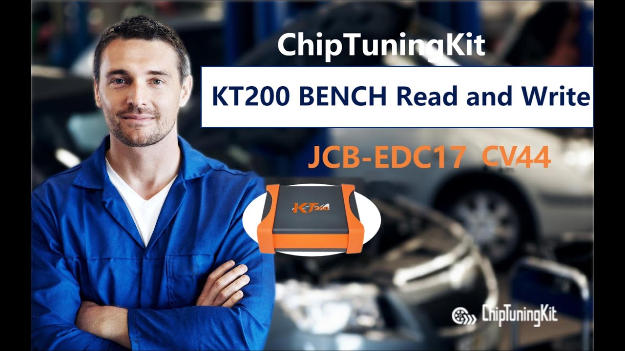 KT200 ECU Programmer Test Video - BENCH Mode JCB EDC17 CV44