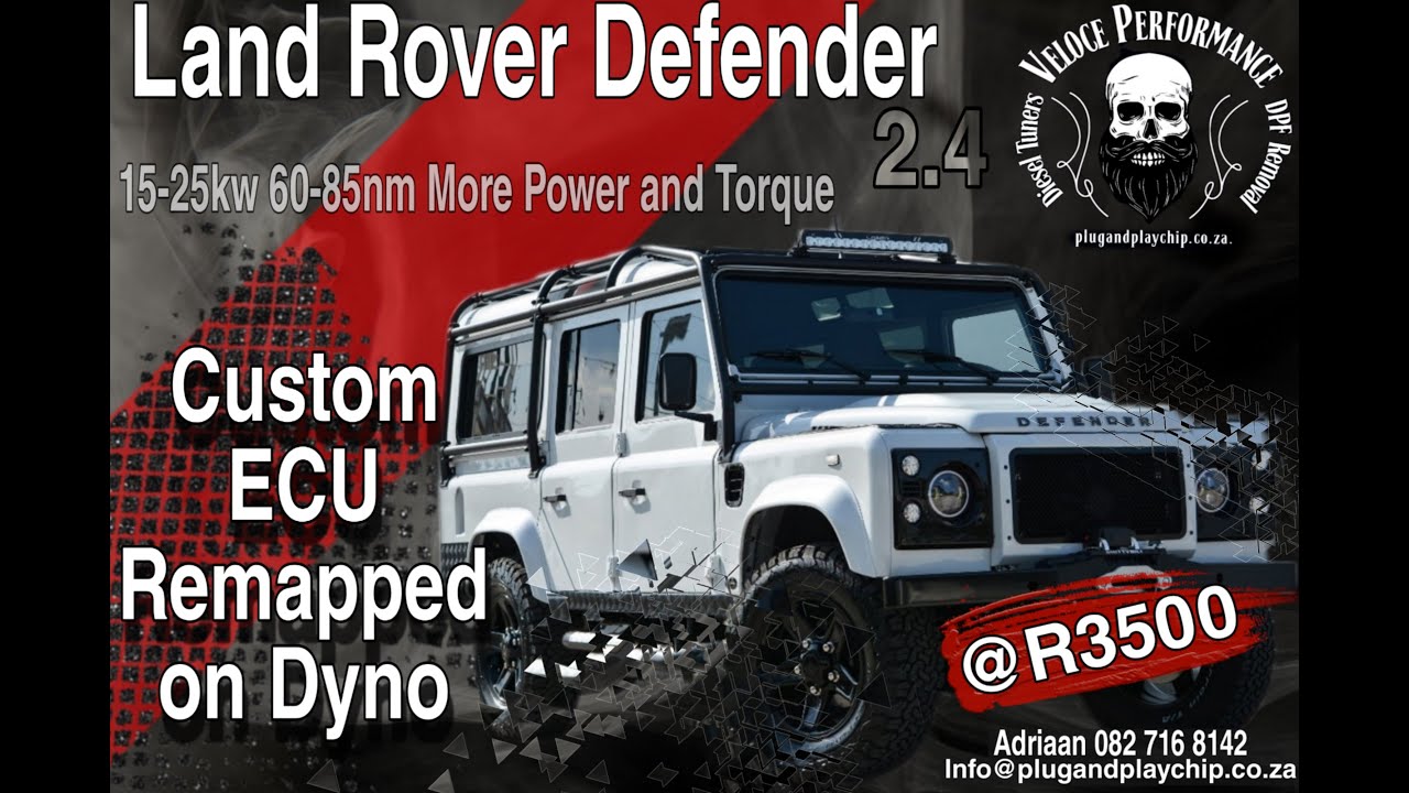 Land Rover Defender 2.4 Performance Chip Tuning - ECU Remapping - Power Upgrade