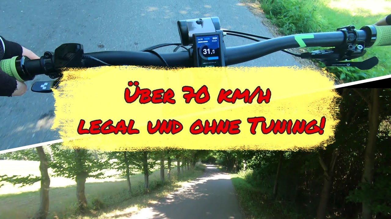 Mit E-Bike über 70 km/h legal und ohne Tuning!