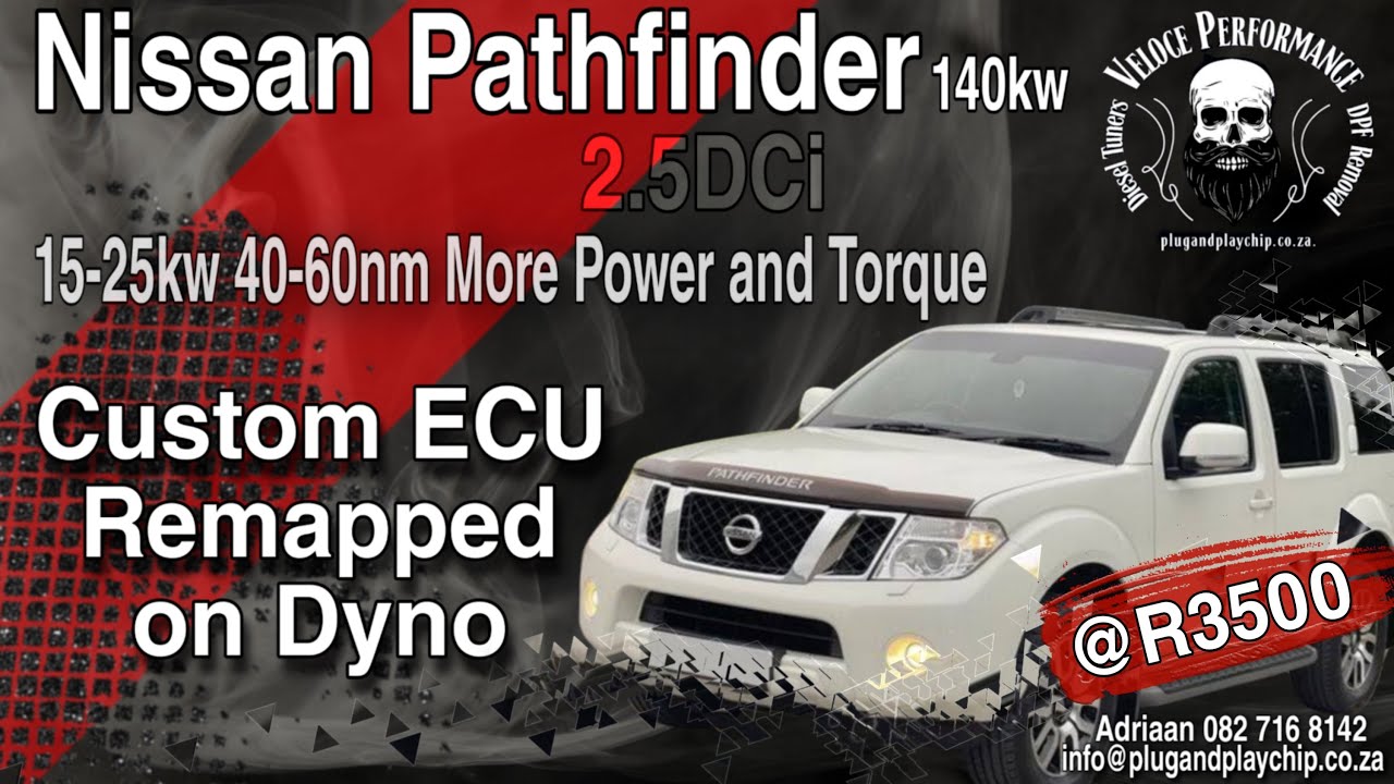 Nissan Pathfinder 2.5 dCi 140kw Performance Chip Tuning - ECU Remapping - Power Upgrade