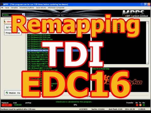 Remapping Audi A6 C6 3.0 TDI EDC16 - Chiptuning MPPS OBD2 MPPS tutorial